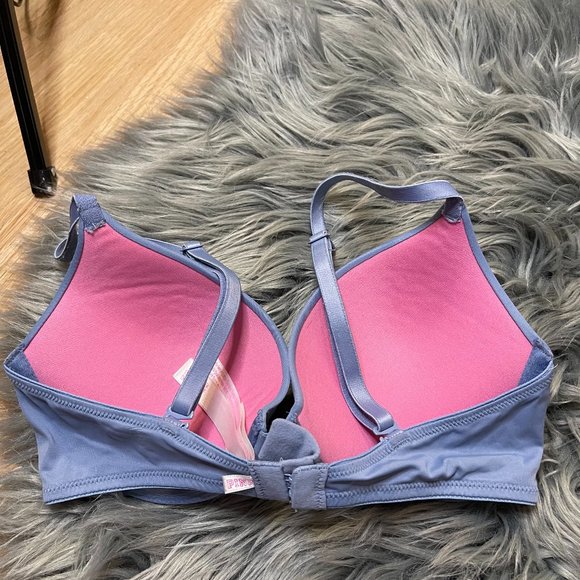 NWOT‎ Victoria's Secret Pink Light Purple Bra, 32C - Picture 3 of 5